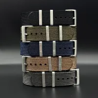 RIBBED NATO WATCHBAND- THE THRIFTY GENTLEMEN – Image 3
