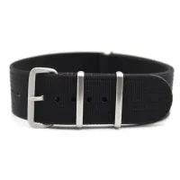 RIBBED NATO WATCHBAND- THE THRIFTY GENTLEMEN – Image 1