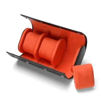 BAIGIO PORTABLE WATCH CASE- LRATHER WATCH ROLL – Image 2