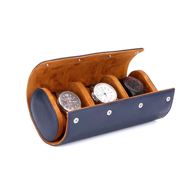 THE NEW WHEEL ROLLING WATCH CASE- LEATHER ROLL – Image 8