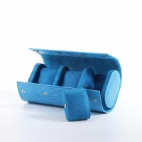 THE NEW WHEEL ROLLING WATCH CASE- LEATHER ROLL – Image 2