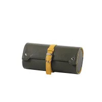 OSTRICH FOOT LEATHER WATCH ROLL- SOUTH AFRICAN STRAP – Image 2