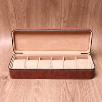 CAPRA GREEN LEATHER WATCH BOX - RETRO OLD MONEY ROLL – Image 5