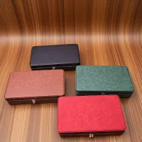 CAPRA GREEN LEATHER WATCH BOX - RETRO OLD MONEY ROLL – Image 2