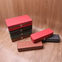 CAPRA GREEN LEATHER WATCH BOX - RETRO OLD MONEY ROLL – Image 7