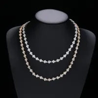 ZIRCON DIAMON STAR- TENNIS NECKLACE – Image 3