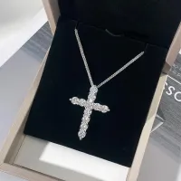 SERENITY 5MM ALL MOISSANITE CROSS NECKLACE - CHOPIN CHAIN JEWELRY – Image 3