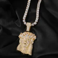 FIGURE SHAPED BLING BING ICED OUT PENDANT - RAPPER FASHION HIP HOP JEWELRY – Image 5