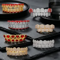 OIL DRIP GRAIL TEETH GRILL - OIL DRIPPING ZIRCON TEETH BRACES – Image 4