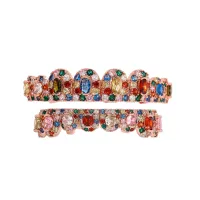 VINTAGE FULL CZ STONE TEETH CAPS - HIP HOP STYLE ELEGANT ICED OUT COLORS ZIRCON TEETH – Image 5