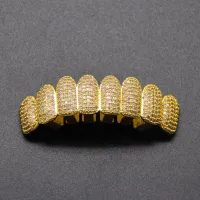 MICRO PAVE TOP & BOTTOM CHARM GRILLS - TEETH GRILLZ ICED OUT – Image 5