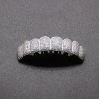 MICRO PAVE TOP & BOTTOM CHARM GRILLS - TEETH GRILLZ ICED OUT – Image 3