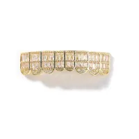 GRILLZ 925 STERLING SILVER MOISSANITE- ROUND CUT VVS1 WITH GRA SOLID GOLD – Image 4