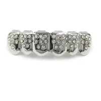 6/6  ICED OUT FULL CZ STONES- 5A+ CUBIC ZIRCON TOOTH CAP  – Image 4