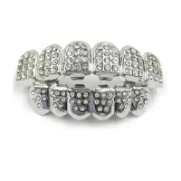 6/6  ICED OUT FULL CZ STONES- 5A+ CUBIC ZIRCON TOOTH CAP  – Image 6