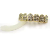 6/6  ICED OUT FULL CZ STONES- 5A+ CUBIC ZIRCON TOOTH CAP  – Image 7