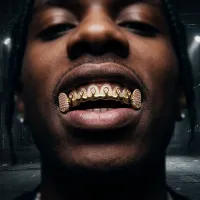 HIP HOP 5A+CZ STONE PAVE BLING ICED OUT WATER DROP -ZIRCON VAMPIRE FANG DENTAL GRILLZ – Image 6