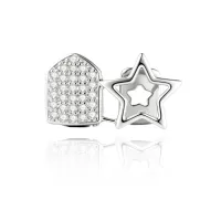 HALLOW STAR TEETH GRILLZ- GOLD SILVER PENTAGRAMS TOOTH CAPS – Image 2