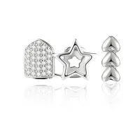 HALLOW STAR TEETH GRILLZ- GOLD SILVER PENTAGRAMS TOOTH CAPS – Image 9