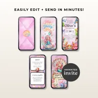 Mermaid Birthday Party Invitation – Image 3