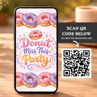 Donut Birthday Party Invitation – Image 6