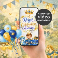 Royal Prince Birthday Party Invitation – Image 1