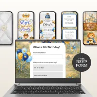 Royal Prince Birthday Party Invitation – Image 4