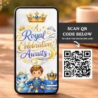 Royal Prince Birthday Party Invitation – Image 6