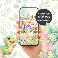 Dinosaur Birthday Party Invitation – Image 1