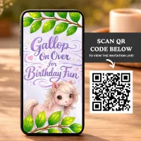 Pony Birthday Party Invitation – Image 6