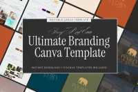 Ivory Real Estate Ultimate Branding Canva Template Bundle – Image 1