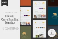 Ivory Real Estate Ultimate Branding Canva Template Bundle – Image 5
