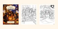 Cozy Halloween Coloring Book - Ages 10+ – Image 2