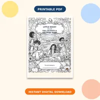 Fall Activity & Coloring Book - Ages 10+ – Image 1