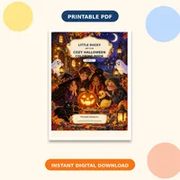 Cozy Halloween Coloring Book - Ages 10+ – Image 1
