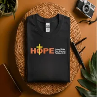 Hope Embroidered T-Shirt – S, Black