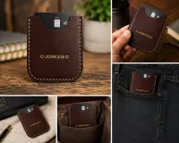 Leather Card Wallet – Image 1