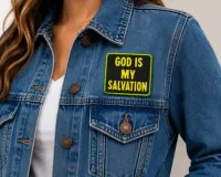 God Is My Salvation Patch – 3 x 3