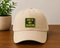 God Is My Salvation Patch – 4 x 4