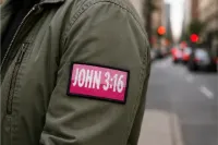 John 3:16 Embroidered Patch – Image 3
