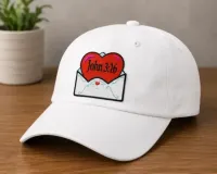 John 3:16 Heart Embroidered Patch – Image 2
