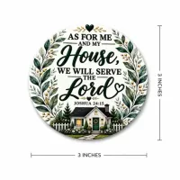 Faith Inspired Fridge Magnets – As For Me And My House