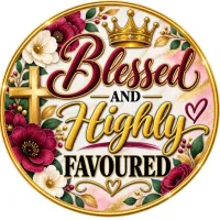Faith Inspired Fridge Magnets – Blessed And Highly Favoured