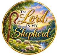 Faith Inspired Fridge Magnets – The Lord Is My Shepherd