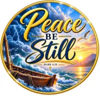 Faith Inspired Fridge Magnets – Peace Be Still