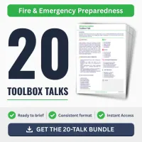 20 Fire & Emergency Preparedness TBT Bundle – Image 3