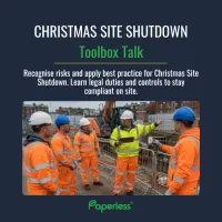 FREE Christmas Site Shutdown Toolbox Talk – Image 1