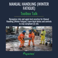 FREE Manual Handling Winter Fatigue Toolbox Talk – Image 1