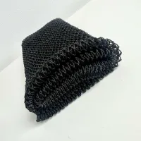 Exfoliating Sapo Sponge | Durable Coarse African Net Sponge – Midnight Black