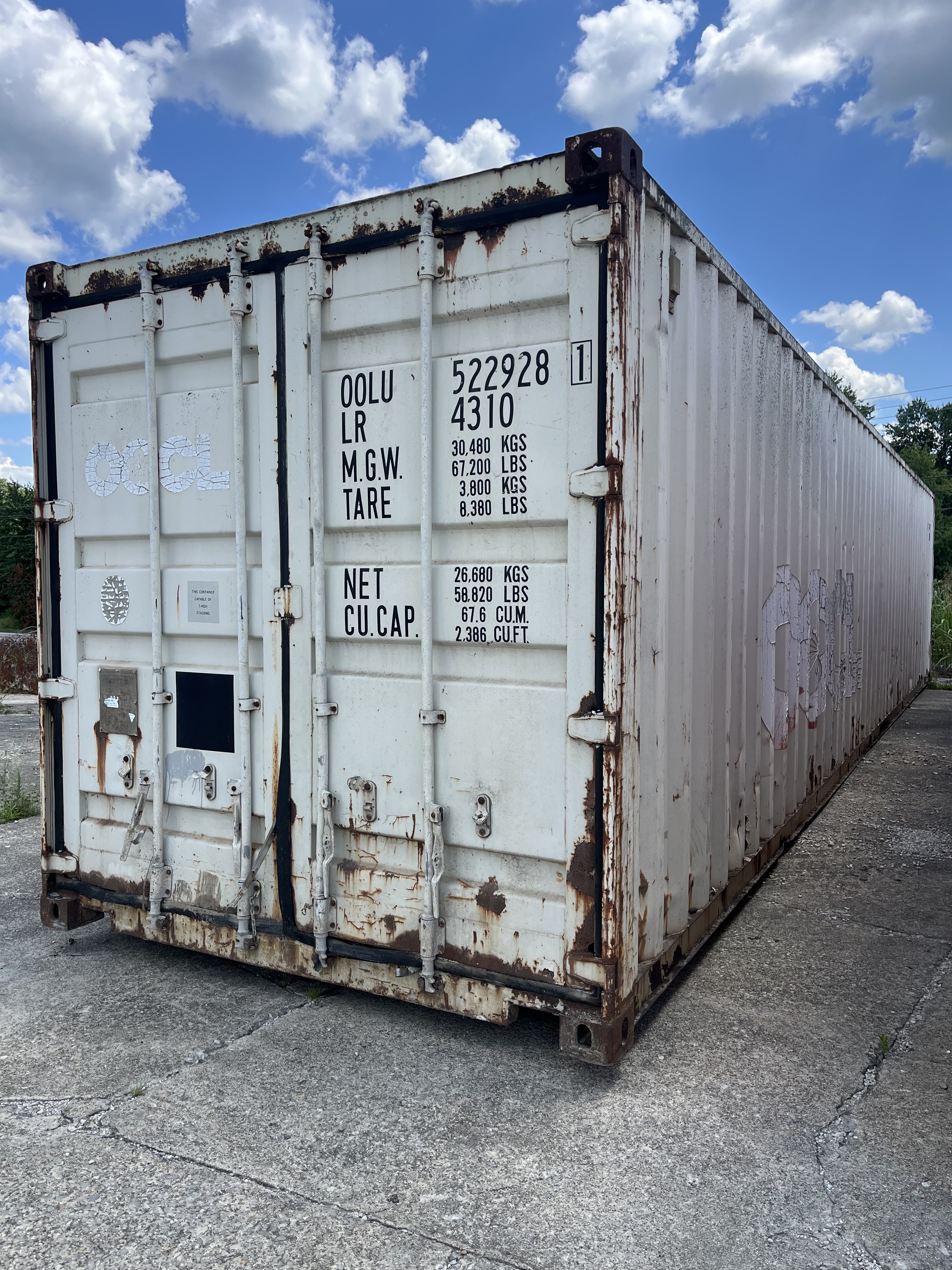 40' USED OOLU5229281 Huntingburg IND – Image 1